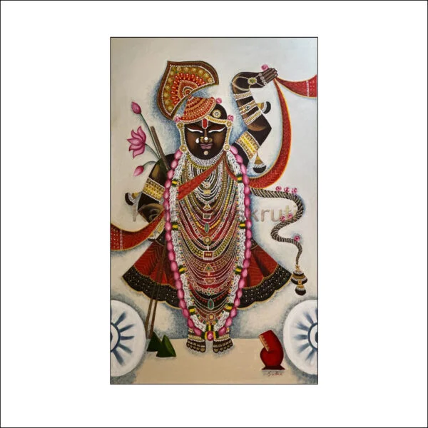 Shrinathji  Acrylic Painting